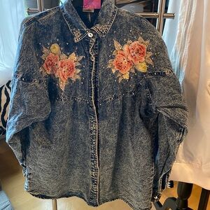 4/$20  Denim Oversized Shirt